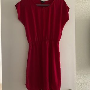 Aqua red dress medium